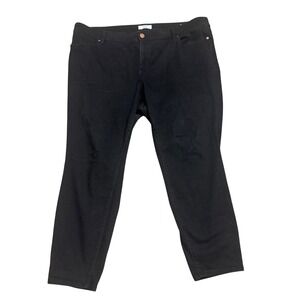 LOFT Plus Legging Jeans Black Denim Pants‎ Plus Size 22